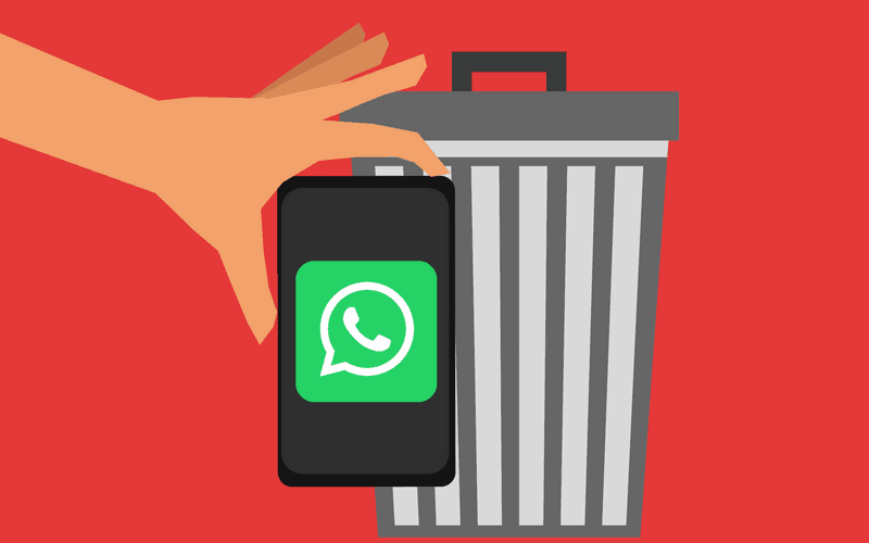 آموزش پاک کردن و حذف اکانت واتساپ در اندروید (Whatsapp)