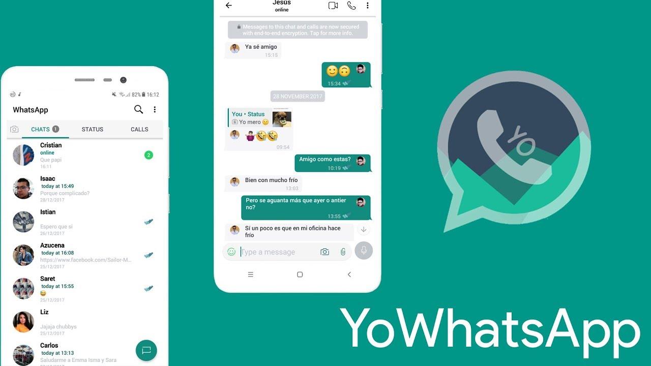 دانلود آپدیت جدید یو واتساپ 2022 (YOWhatsApp) برنامه یو واتساپ اندروید